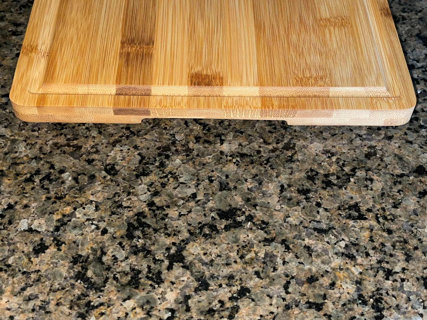 Bamboo Cutting Board With Routed Handles (15"x10")